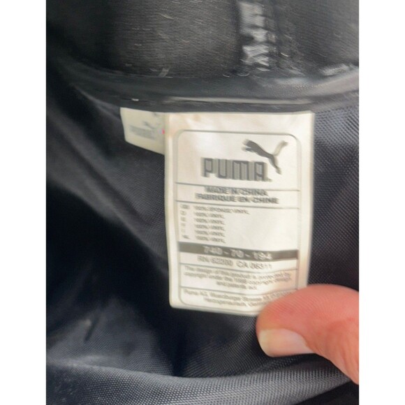 Puma Messenger Bag Black Stripe Vintage Retro Puma Bag - Picture 11 of 11